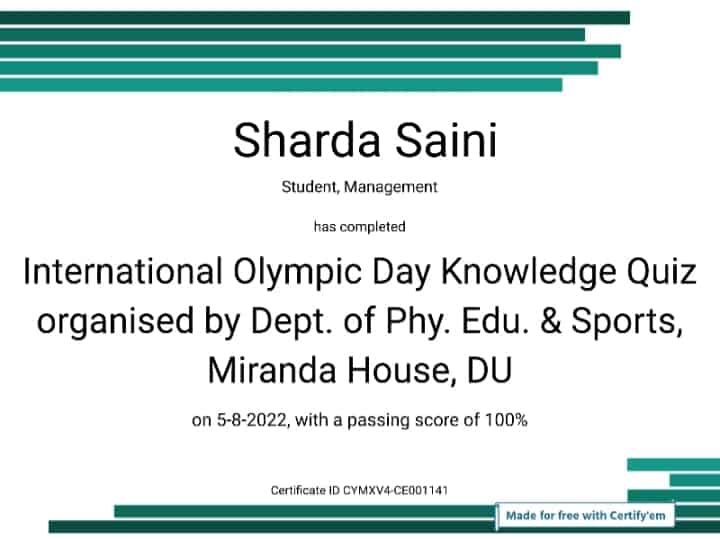 International Olympic Sports Day Online Quiz Competition 2022 Free E