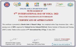 yoga Awareness 