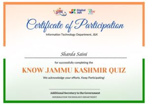 Quiz certificate online 