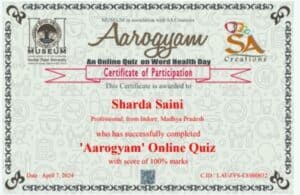 Aarogyam quiz 