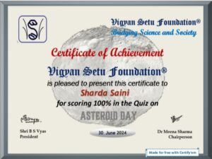 Online Quiz Asteroid Day 2024 with Certificate 
