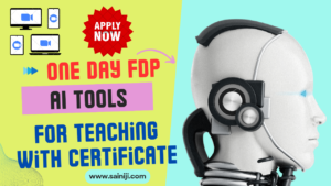 One Day Online FDP on Al Tools for Teaching with Certificate