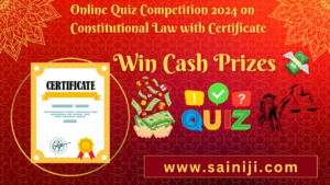 Online National Law Quiz Competition 2024 on Constitutional Law