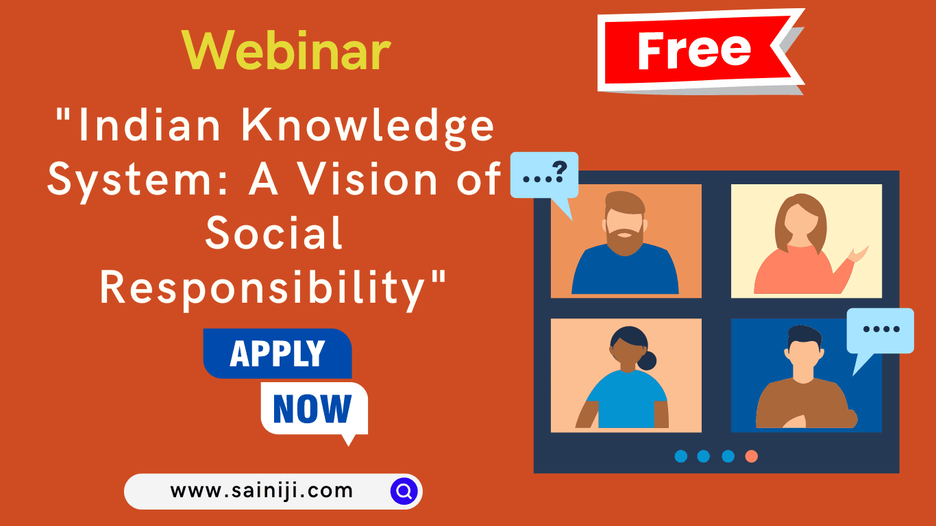 Webinar on Indian Knowledge System: A Vision of Social Responsibility