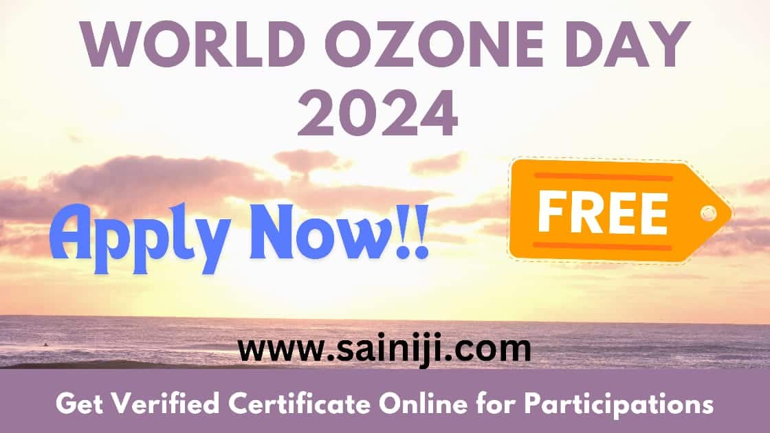 Online Quiz Competition on World Ozone Day 2024