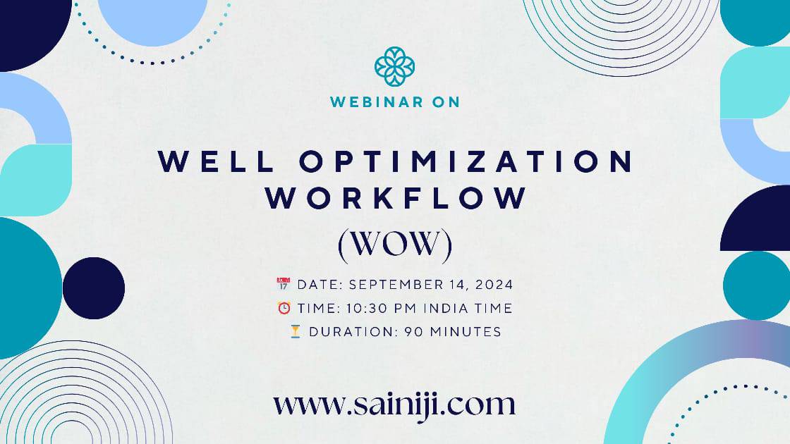 Online Webinar on Well Optimization Workflow