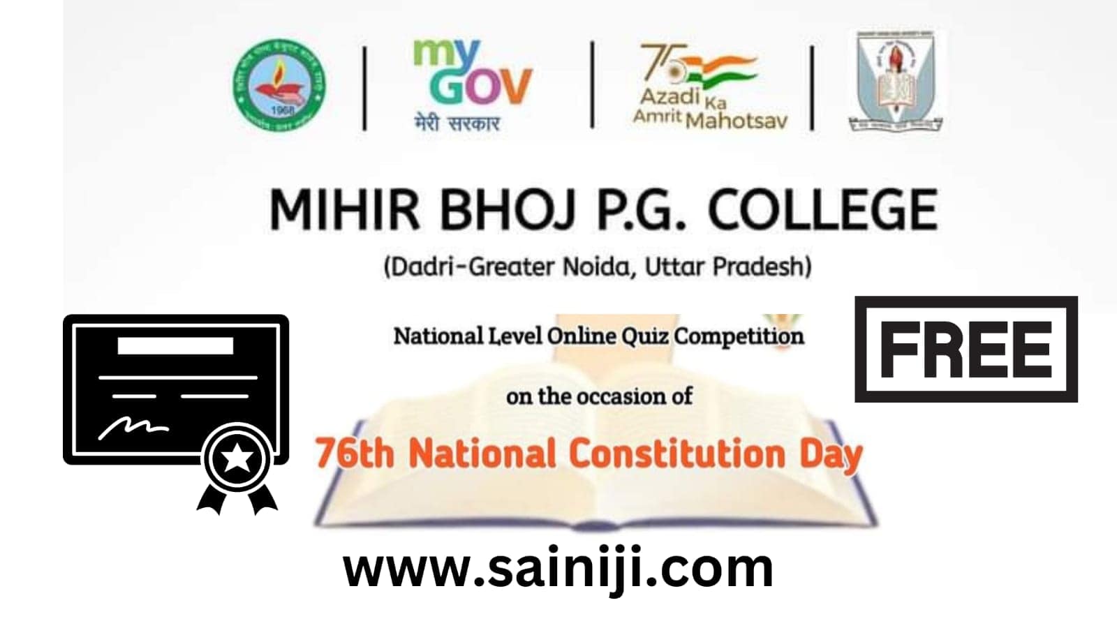 Quiz On National Constitution Day 2024 With Certificate