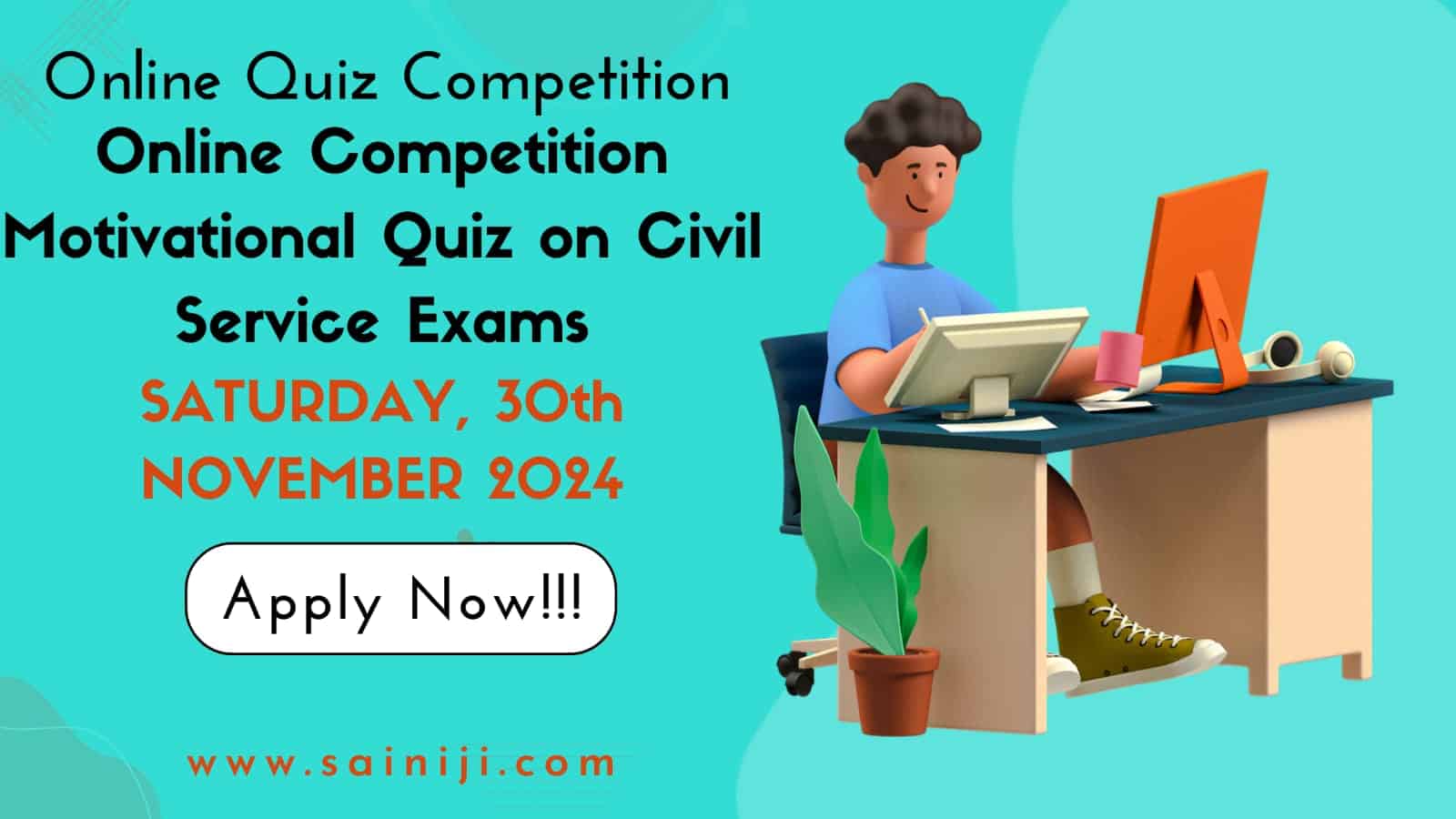 Online Competition Motivational Quiz on Civil Service Exams