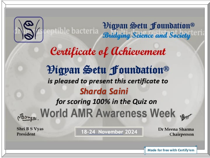 Quiz on World AMR Awareness Week 2024