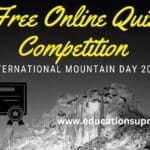 International Mountain Day 2024 Certificate online.