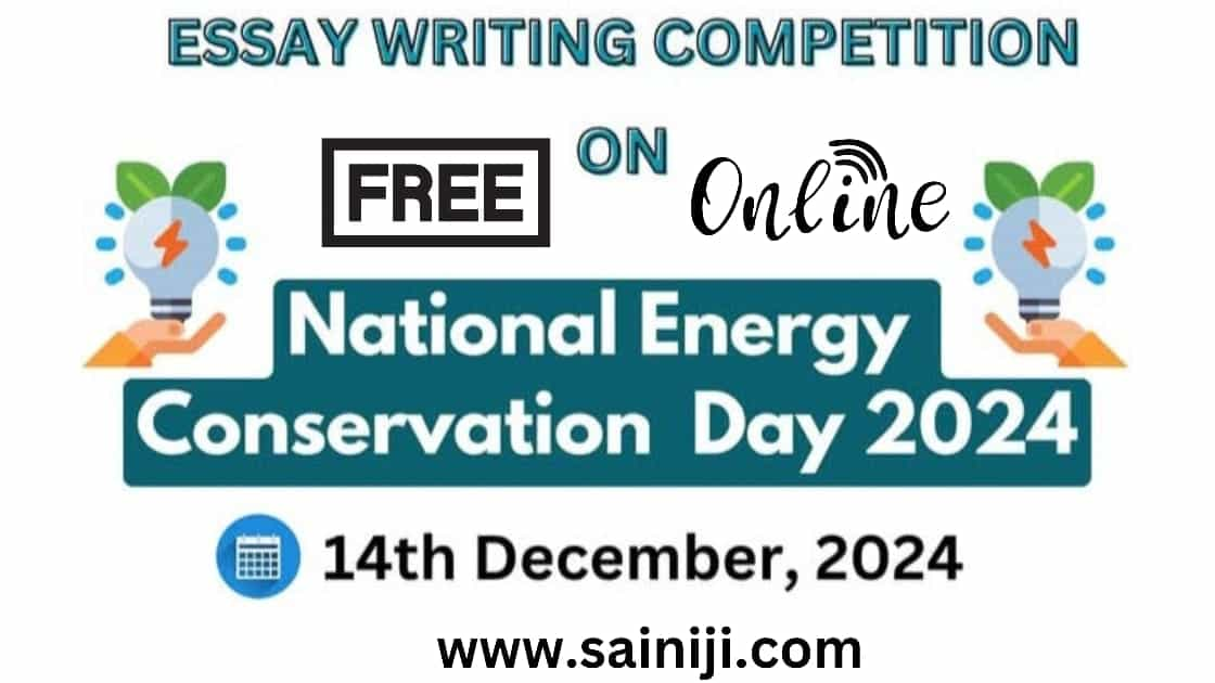 Essay Writing Competition National Energy Conservation Day 2024