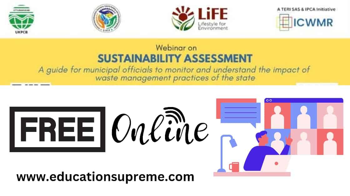 Sustainability Assessment Webinar Online